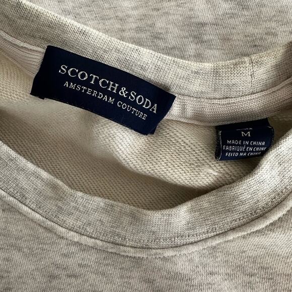 Scotch & Soda Amsterdam Couture Embroidered Logo Sweatshirt Y2K Designer - Picture 4 of 10